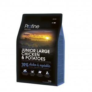 Profine junior large breed chicken & potatoes 3 kg