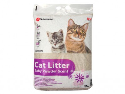 Cat litter baby poeder 15kg AFHALEN