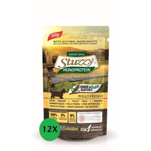 Stuzzy pouch monoprotein 150 gram 12 stuks diverse smaken