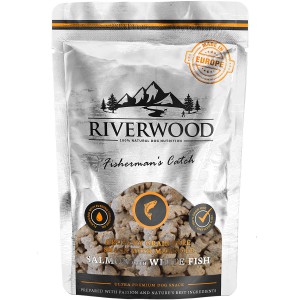 Riverwood Crunchy Snack Salmon&White  200 gram 