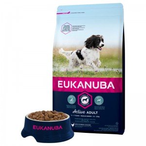 Eukanuba Adult medium kip 3 kg