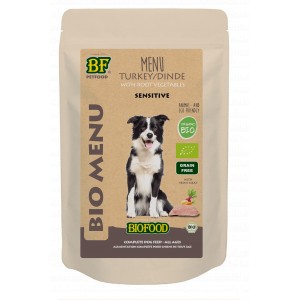 Biofood Organic Kalkoen Menu Hond 150 gr