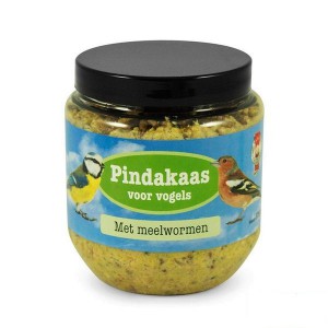 Vogelpindakaas met Meelwormen