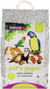 Esve Pet's paper bedding 25 liter AFHALEN