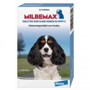 Milbemax KLeine hond 2 tablet