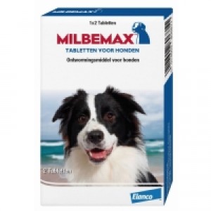 Milbemax Grote hond 2 tablet