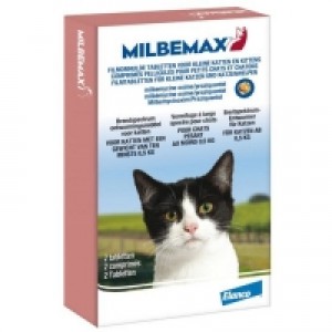 Milbemax kitten/kleine kat 2 tablet