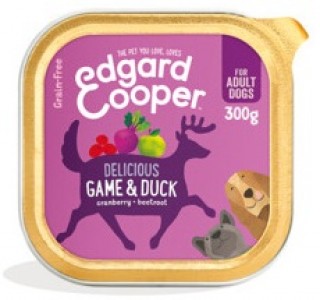 Edgard & Cooper, graanvrije kuipjes met wild & eend 150 gram