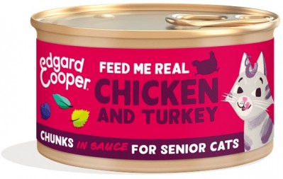 Edgard & Cooper Chunks Senior Chicken & Turkey 85 gram