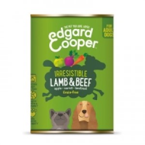 Edgard & Cooper graanvrij met lam & rund blik 400g 