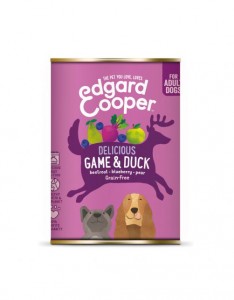 Edgard & Cooper graanvrij met wild & eend blik 400g 