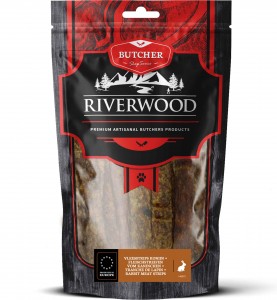 Riverwood vleesstrips konijn 150gram