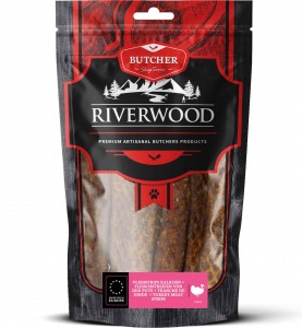 Riverwood vleesstrips kalkoen 150gram