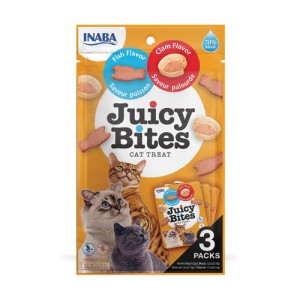 Inaba Juicy Bites vis & mossel 3 pack a 11 gram