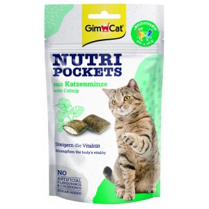 Gimcat Nutri Pockets multivitamine met catnip 60 gram