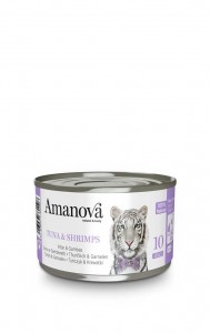 Amanova natvoer Tuna & Shrimps in jelly 70 gram