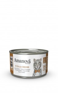 Amanova natover Tuna & Cheese in bouillon 70 gram