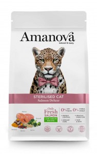 Amanova adult sterilised salmon deluxe 300 gram