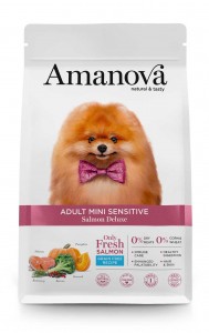 Amanova adult mini sensitive salmon deluxe 2kg