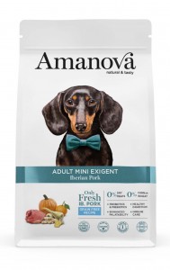 Amanova adult mini exigent Iberion pork 2kg 