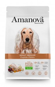 Amanova medium adult exquisite chicken 12 kg