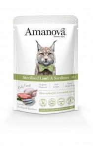 Amanova sterilised lamb & sardines 85 gram p13