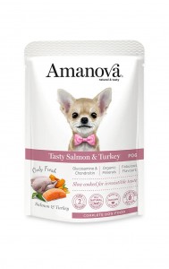 Amanova tasty salmon & turkey 100 gram P06