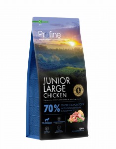 Profine junior large breed chicken & potatoes 12 kg