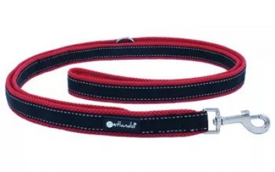 Petlando outdoor verstelbare looplijn 2,3 meter rood/zwart diverse kleuren