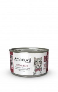 Amanova cat 16 tuna & beef 70 gram