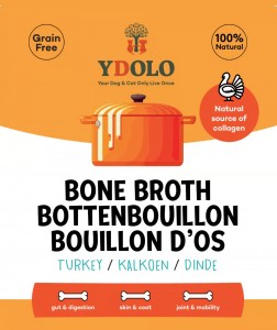 Ydolo bottenbouillon bio kalkoen 230ml