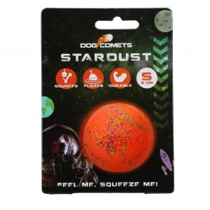 Dog Comets Stardust Oranje S 