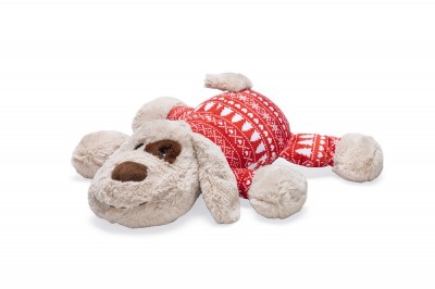 XL-kerstknuffel Comet beige