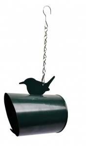 pindakaaspothouder vogel metaal