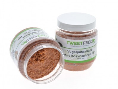 vogelpindakaas met bosvruchten