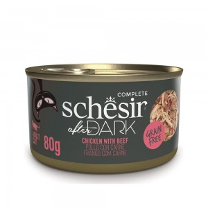 schesir kip met rundvlees in bouillon