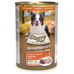 stuzzy hond monoprotein kalkoen