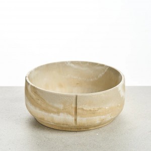 Pino classic bowl large Owl Greige marmer