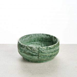 Pino classic bowl medium crocodile green marmer